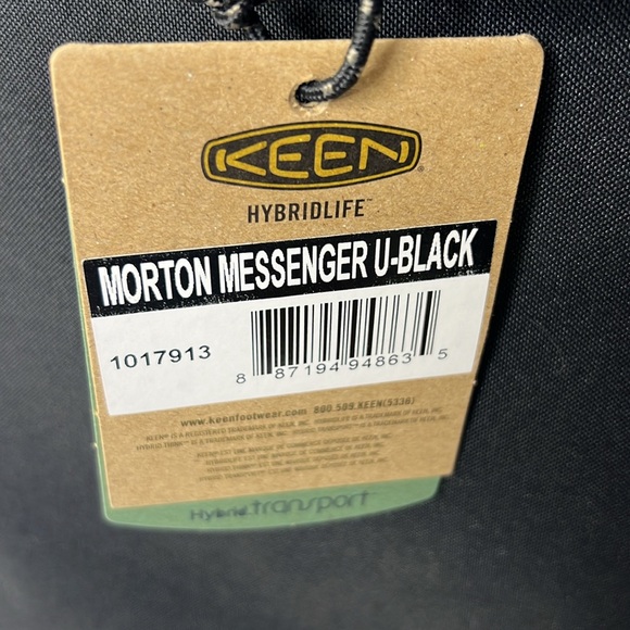 KEEN NWT MORTON MESSENGER BAG HYBRID LIFE U-BLACK - Picture 8 of 15